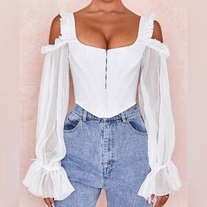 NWOT House of CB Claudette Corset Top